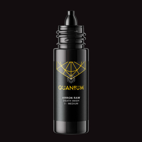 Quantum  Original Black & Yellow Tattoo Ink - Arron Raw - Skull & Bones - Death Wash 3 Medium Quantum  Original Black & Yellow Tattoo Ink - Arron Raw - Skull & Bones - Death Wash 3 Medium