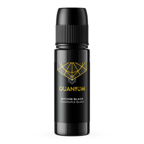 Quantum Original Black & Yellow Tattoo Ink -  Bitchin Black 1oz. & 8oz.