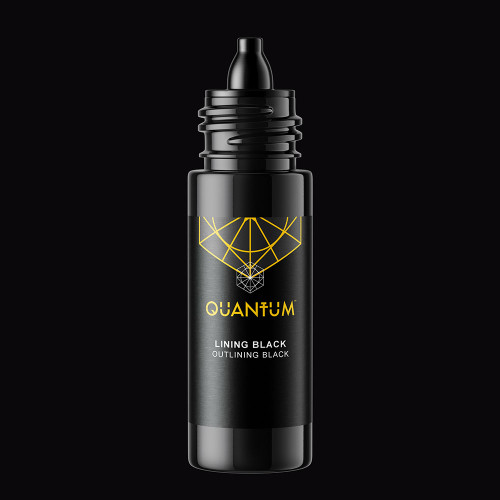 Quantum Original Black & Yellow Tattoo Ink -  Lining Black 1oz. & 4oz.