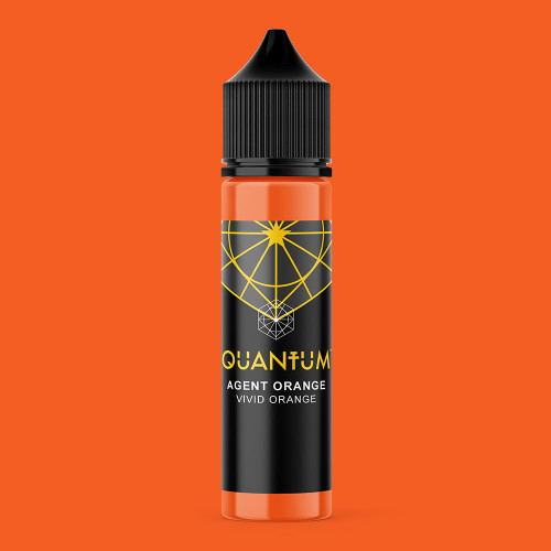 Quantum Original Black & Yellow Tattoo Ink - Agent Orange  0.5oz.