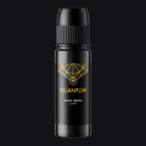 Quantum Original Black & Yellow Tattoo Ink - Gray Wash Light 1oz. & 4oz.