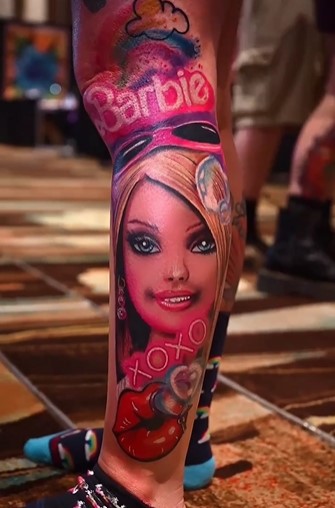 jet tattooer barbie girl