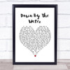 The Drums Down By The Water Heart Song Lyric Music Wall Art Print