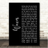 Mr. Probz Waves Black Script Song Lyric Print