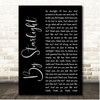 The Smashing Pumpkins By Starlight Black Script Song Lyric Print