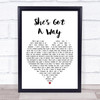 Billy Joel She's Got A Way Heart Song Lyric Music Wall Art Print