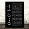 Bob Dylan Chimes Of Freedom Black Script Song Lyric Print