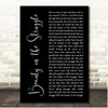 Bryan Martin Beauty in the Struggle Black Script Song Lyric Print