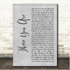 Martina McBride There You Are Grey Rustic Script Song Lyric Print