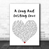 Crystal Gayle A Long And Lasting Love Heart Song Lyric Music Wall Art Print