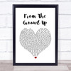 Dan + Shay From The Ground Up Heart Song Lyric Music Wall Art Print