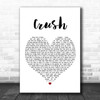 Dave Matthews Band Crush Heart Song Lyric Music Wall Art Print Dave Matthews Band Crush Heart Song Lyric Music Wall Art Print
