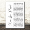 Manchester Orchestra I Know How To Speak White Script Song Lyric Print