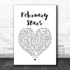 Foo Fighters February Stars Heart Song Lyric Music Wall Art Print