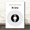 Twenty One Pilots Ride Vinyl Record Song Lyric Print