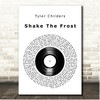 Tyler Childers & The Highwall Shake The Frost Vinyl Record Song Lyric Print