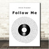 Uncle Kracker Follow Me Vinyl Record Song Lyric Print