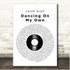 Calum Scott Dancing On My Own Vinyl Record Song Lyric Print