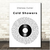 Chelsea Cutler Cold Showers Vinyl Record Song Lyric Print