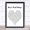 Here And Now Luther Vandross Heart Song Lyric Music Wall Art Print