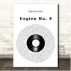 Deftones Engine No. 9 Vinyl Record Song Lyric Print