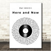 Del Amitri Here and Now Vinyl Record Song Lyric Print