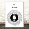 alt-J Taro Vinyl Record Song Lyric Print