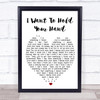 I Want To Hold Your Hand The Beatles Song Lyric Heart Music Wall Art Print