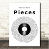 Andrew Belle Pieces Vinyl Record Song Lyric Print