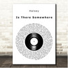 Halsey Is There Somewhere Vinyl Record Song Lyric Print