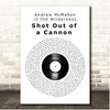 Andrew McMahon in the Wilderness Shot Out of a Cannon Vinyl Record Song Lyric Print