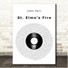 John Parr St. Elmos Fire Vinyl Record Song Lyric Print