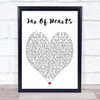 Jar Of Hearts Christina Perri Song Lyric Heart Music Wall Art Print