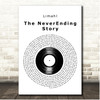 Limahl The NeverEnding Story Vinyl Record Song Lyric Print