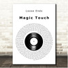 Loose Ends Magic Touch Vinyl Record Song Lyric Print