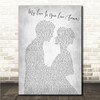The Isley Brothers My Love Is Your Love (Forever) Grey Man & Lady Song Lyric Print