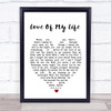 Love Of My Life Santana Heart Song Lyric Music Wall Art Print