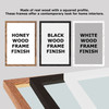 Plain White T's 1, 2, 3, 4 Black Guitar Song Lyric Print