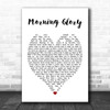 Morning Glory Oasis Heart Song Lyric Music Wall Art Print