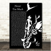 Luther Vandross Never Too Much Saxophone Player Song Lyric Print