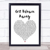 Ocean Colour Scene Get Blown Away Heart Song Lyric Music Wall Art Print