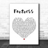 Queens of the Stone Age Fortress Heart Song Lyric Music Wall Art Print