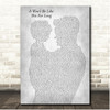 Darius Rucker It Won't Be Like This For Long Father & Child Grey Song Lyric Print
