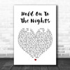 Richard Marx Hold On To The Nights Heart Song Lyric Music Wall Art Print