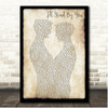 Shirley Bassey I'll Stand By You Gay Couple Dancing Song Lyric Print