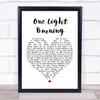 Richie Sambora One Light Burning White Heart Song Lyric Music Wall Art Print