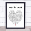 Rule The World Take That Heart Song Lyric Music Wall Art Print