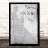 Avenged Sevenfold Warmness On The Soul Grey Couple Dancing Song Lyric Print