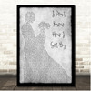 Edwin McCain I Dont Know How I Got By Grey Couple Dancing Song Lyric Print
