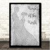 Framing Hanley Weight of the World Grey Couple Dancing Song Lyric Print